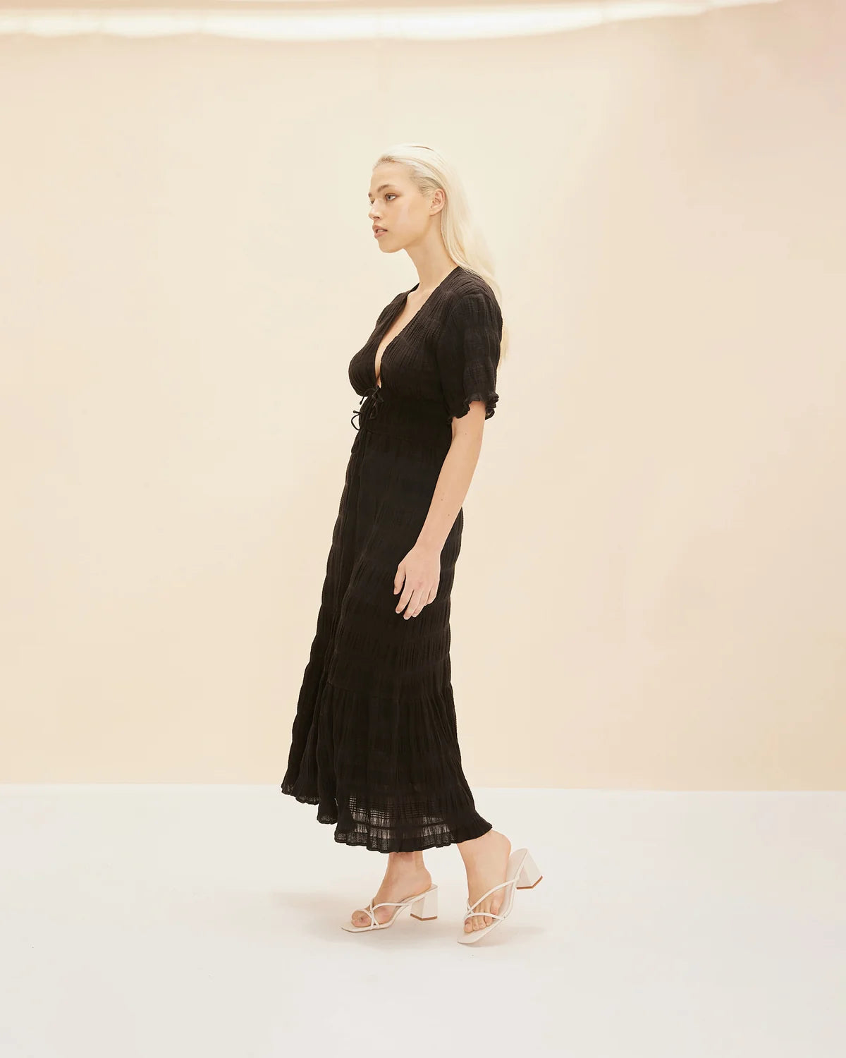RUBY Mirella V-Neck Dress RRP$289 (6-8)