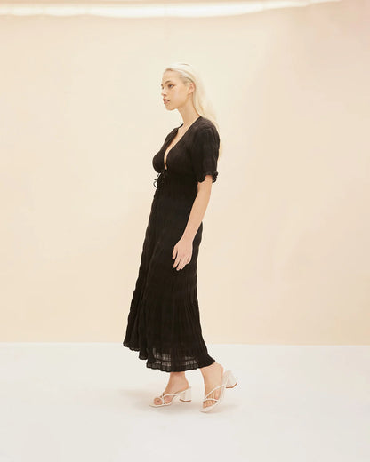 RUBY Mirella V-Neck Dress RRP$289 (6-8)