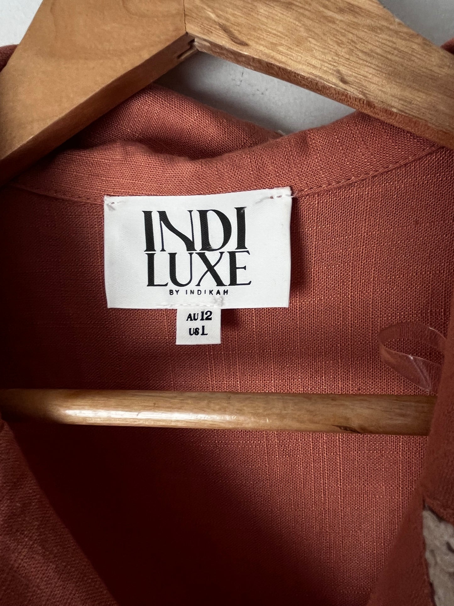 INDI LUXE Celestial Embroidered Shirt RRP$109 (10-12)