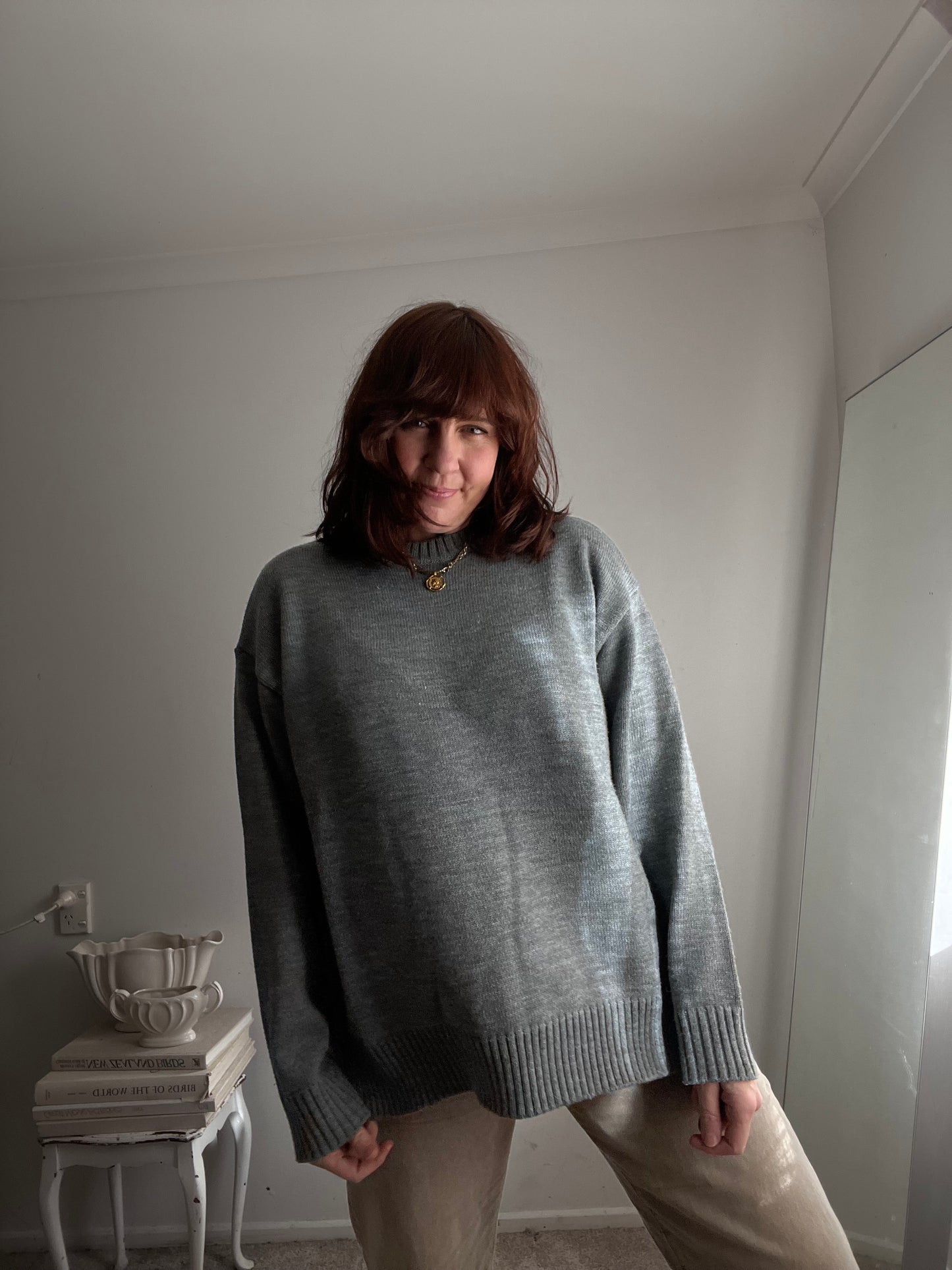 Grey Knit Jumper (10-12)