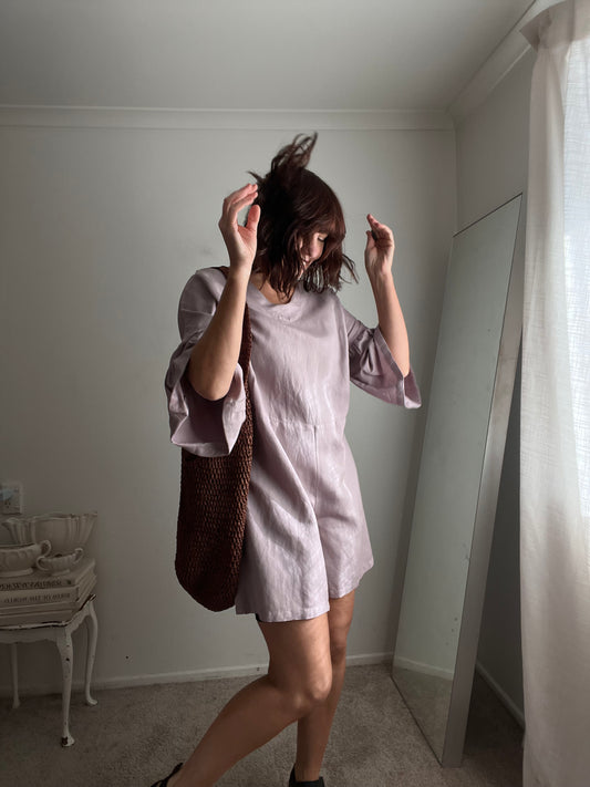 Twenty Seven Names Linen Playsuit RRP$420 (12)