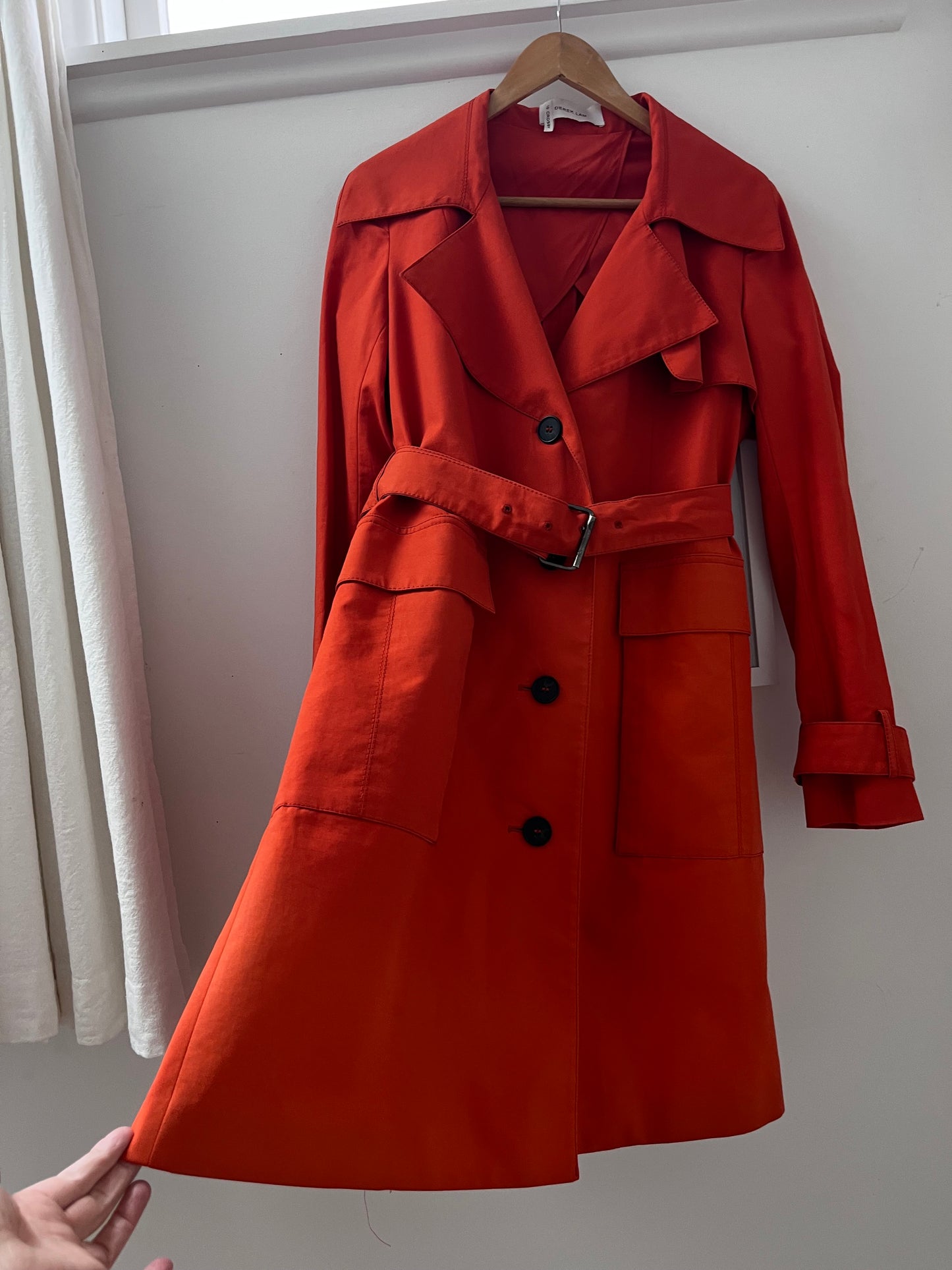 DEREK LAM 10 CROSBY Trench Coat RRP $895 (10)