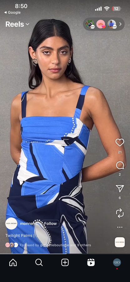 MON RENN Serafina Dress RRP $270 (Size 10)