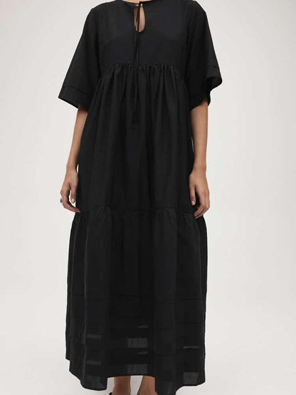 MARLE ‘Nellie’ Cotton-Silk Tiered Dress RRP$400 (14)