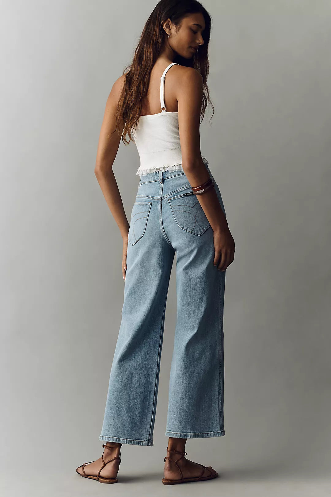 ROLLA’S High Rise Wide Leg Jeans RRP$180 (8-10)