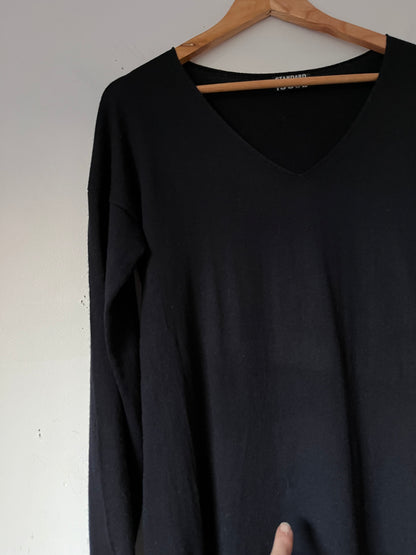 STANDARD ISSUE Merino V-Neck Dress RRP$279 (10-12)