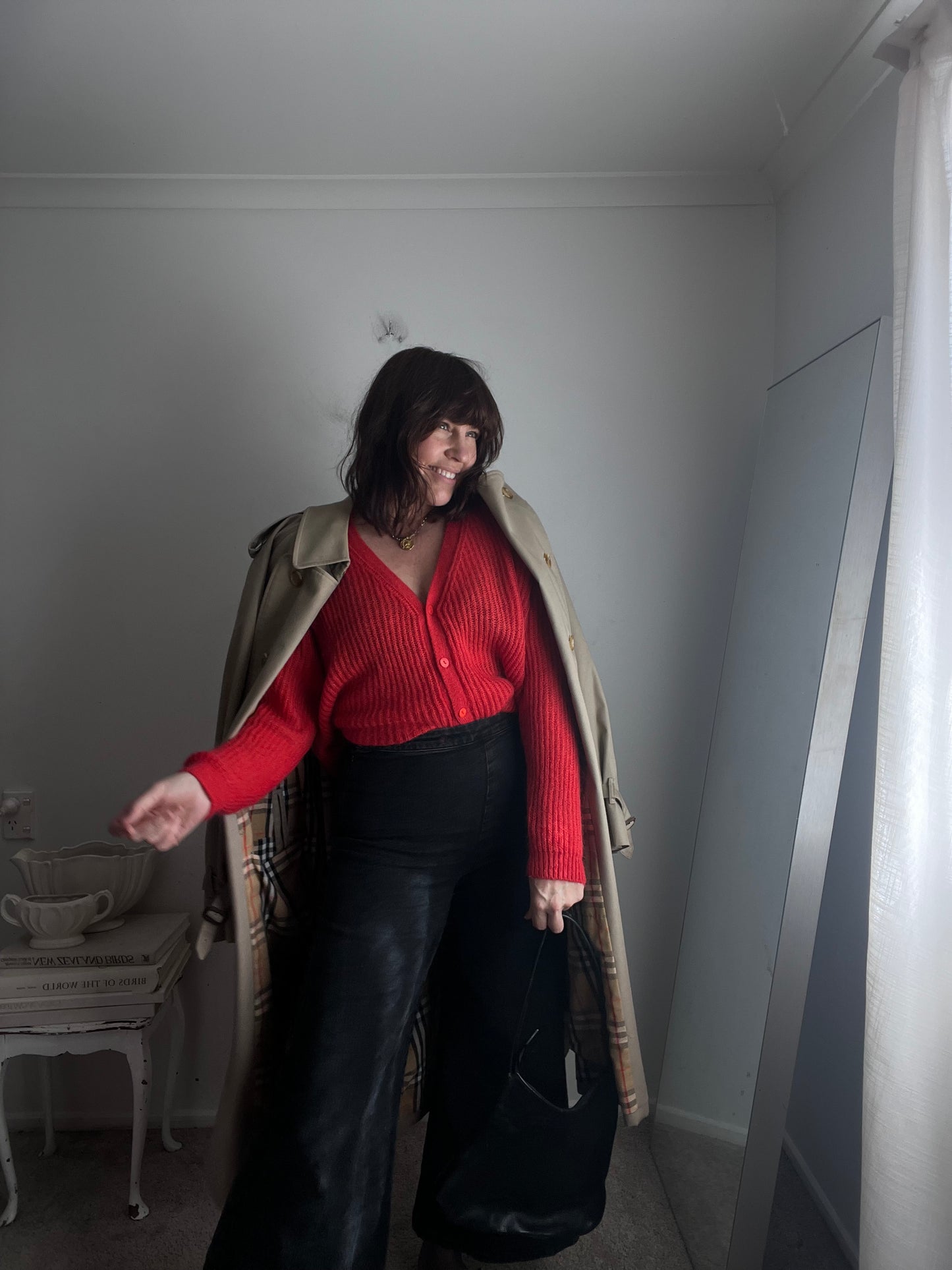 MAX Red Mohair Blend Cardigan RRP$159.99 (12-14)