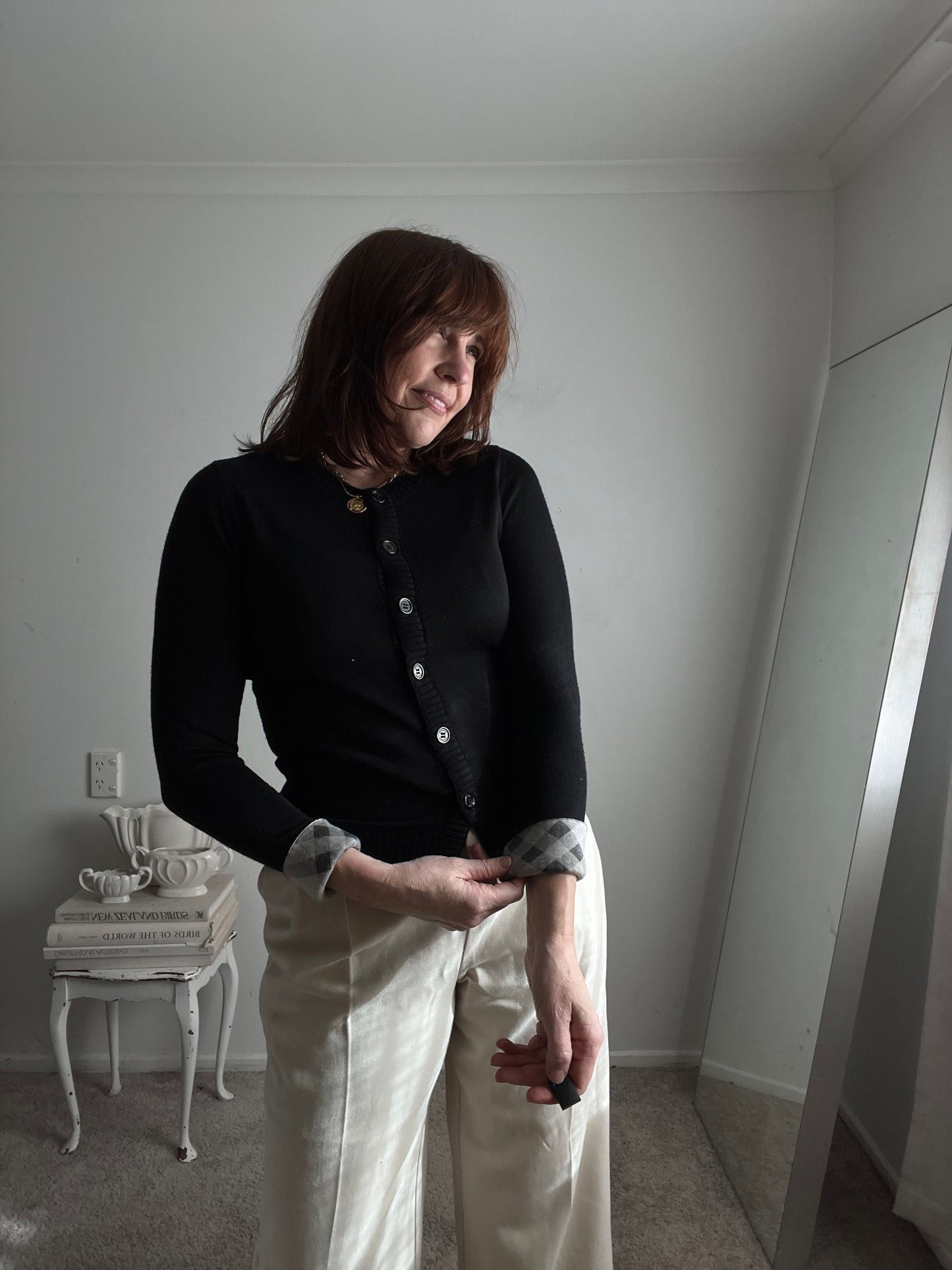 BURBERRY Fine Wool Cardigan RRP$400 (8-10)