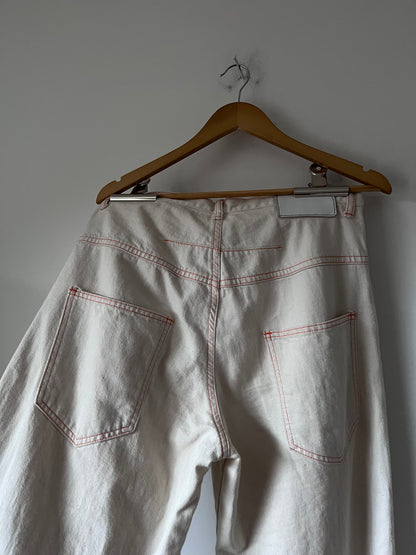 BASSIKE Double Knee Patch Jean RRP $495 (Size 12)