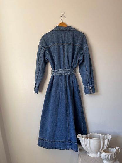 MORRISON Denim belted dress RRP$499 (14 )