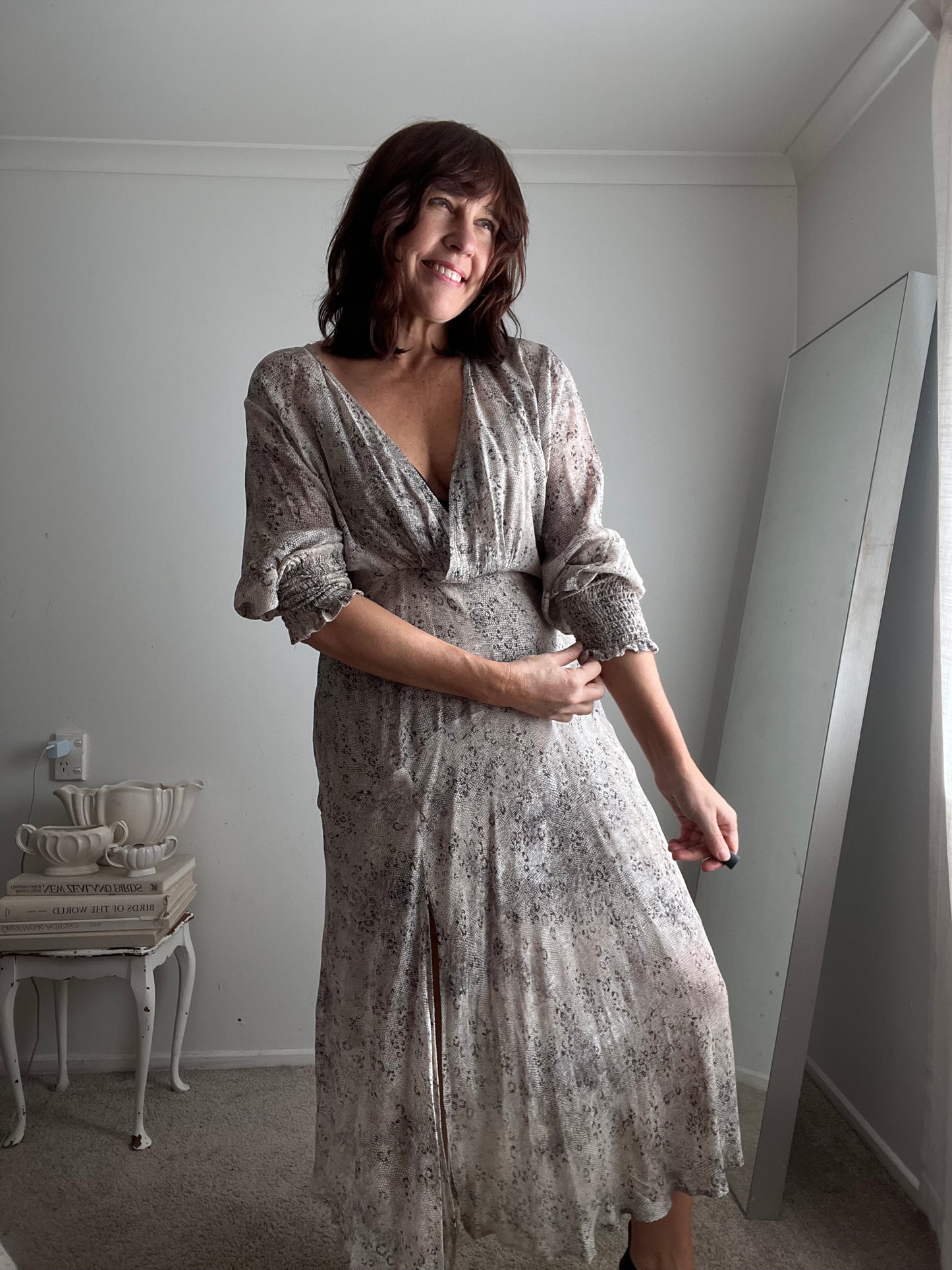MAX Snake Print Midi Dress RRP$169 (16)