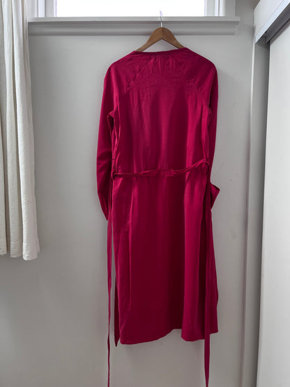 TAYLOR’S ROOM 100% Silk Long Drape Coat (10-12)