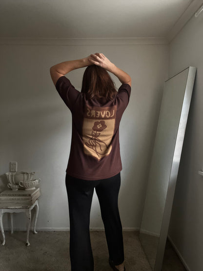 Faux LOUIS VUITTON Knit TShirt RRP$2200 (10-12)