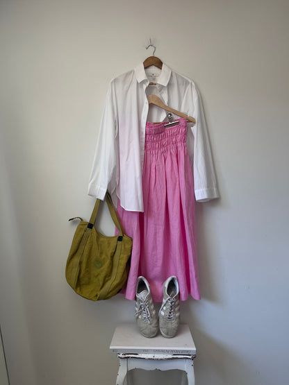 ZEST linen shirred waist skirt RRP$100 (14)