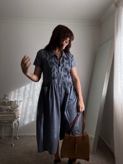 VILLE CLAUDE Cotton Shirt Dress(12)