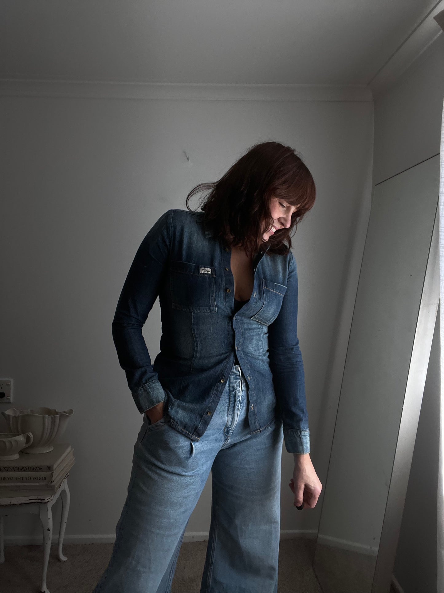 GUESS Denim Shirt (XS imo)