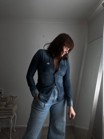 GUESS Denim Shirt (XS imo)