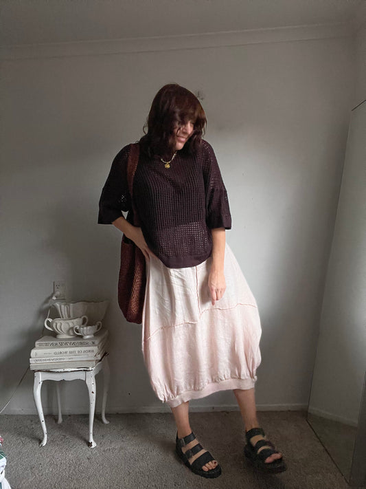 MONAIGNE FRANCE Linen Skirt RRP$200 (10-12)