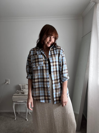 FRANKIE'S MELBOURNE Cotton Shirt RRP$120.* (12-16)