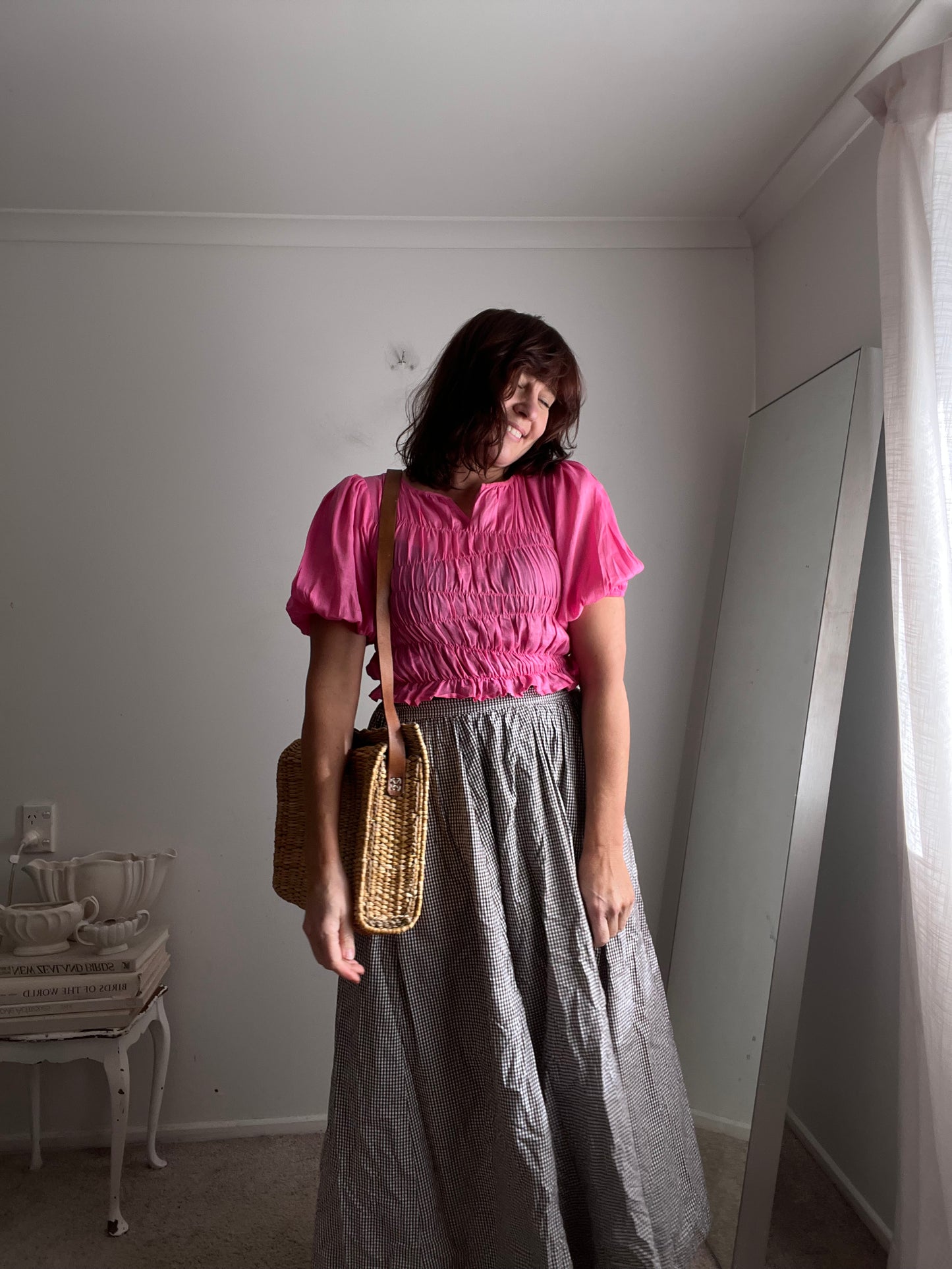 RUBY Pink Shirred RamieTop RRP$229 (10)