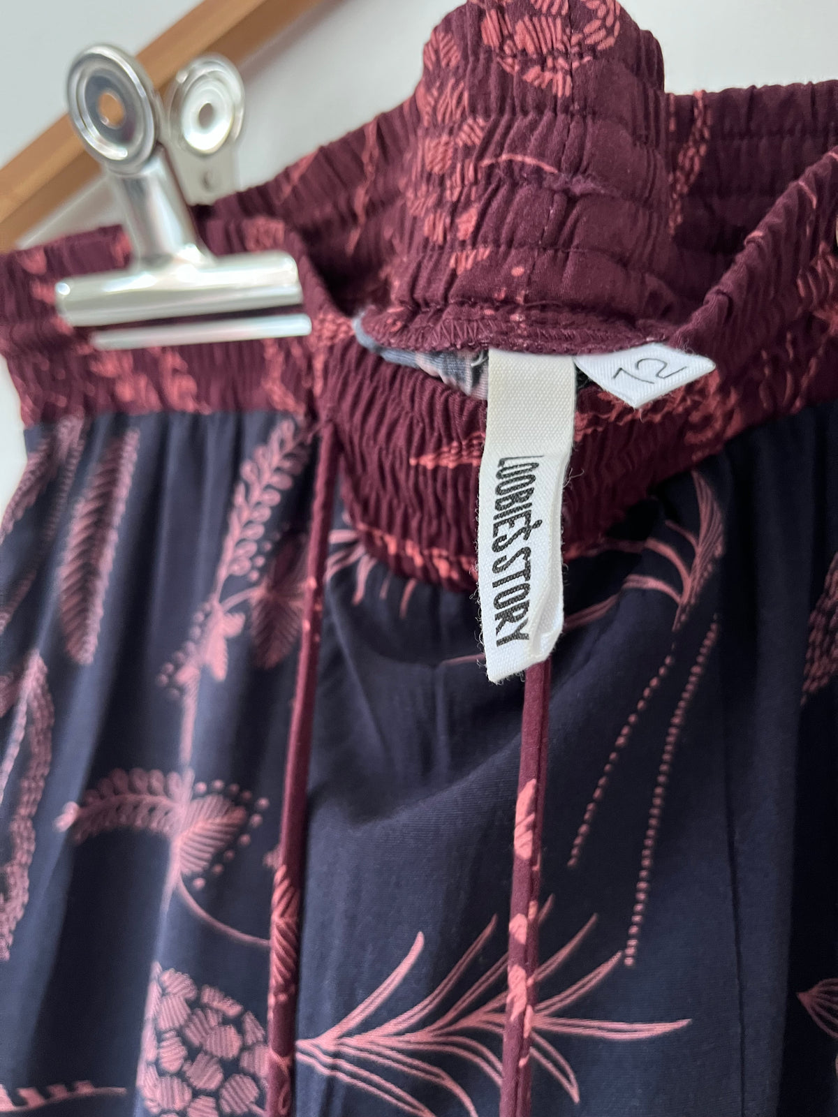 LOOBIE’S STORY Botanical Tiered Skirt RRP$399 (Size 12)