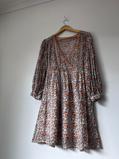 DAUGHTERS OF INDIA Binita Mini Dress RRP$179 (Size 8)