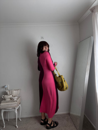 COS Colour-Block Maxi Dress RRP$290 (12-16)