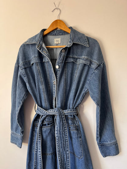MORRISON Denim belted dress RRP$499 (14 )