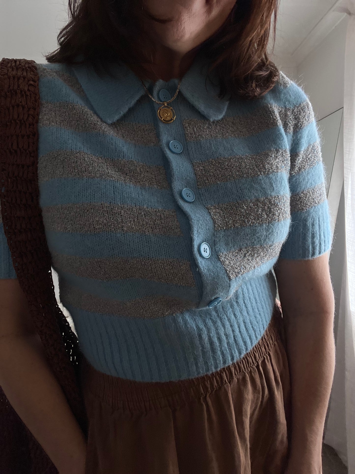 COS short sleeve knit cardigan RRP$129 10-12)