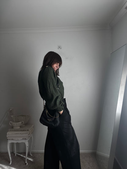 MAX The Frill Detail LS Blouse RRP$140 (8-12)