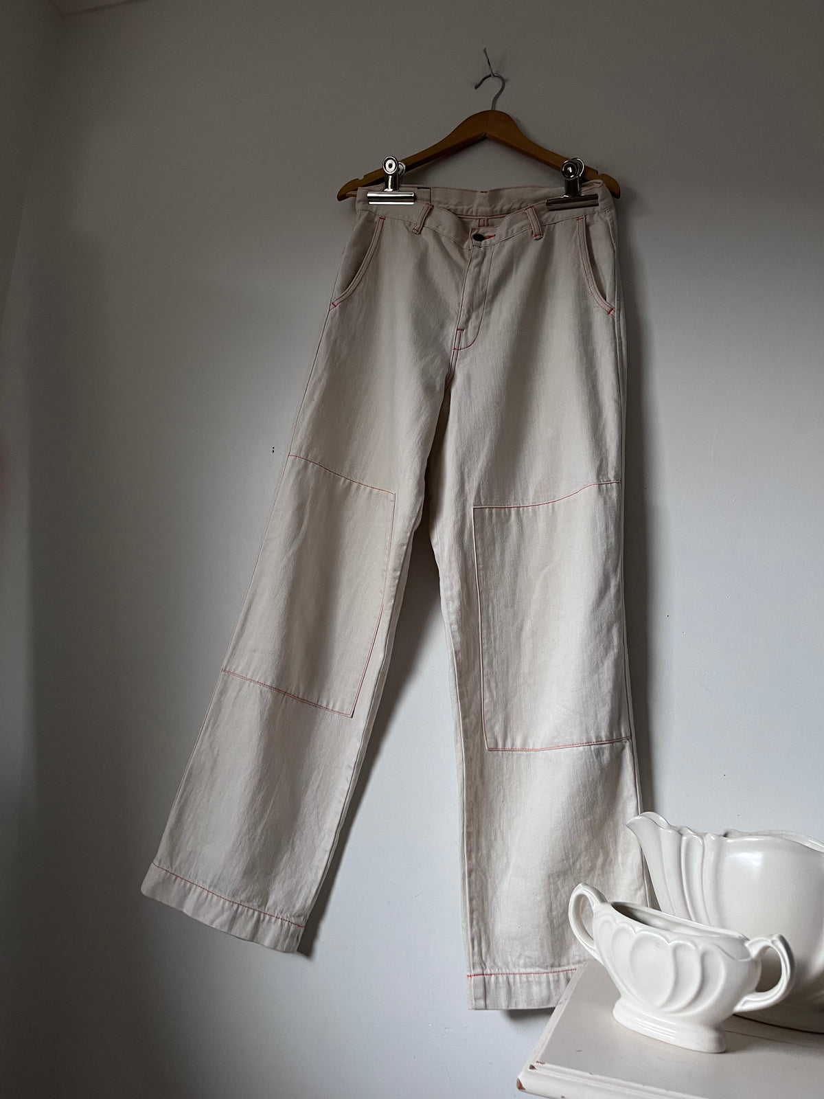 BASSIKE Double Knee Patch Jean RRP $495 (Size 12)