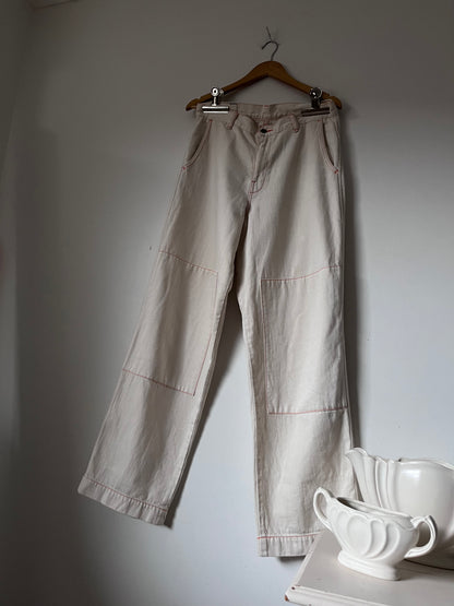 BASSIKE Double Knee Patch Jean RRP $495 (Size 12)