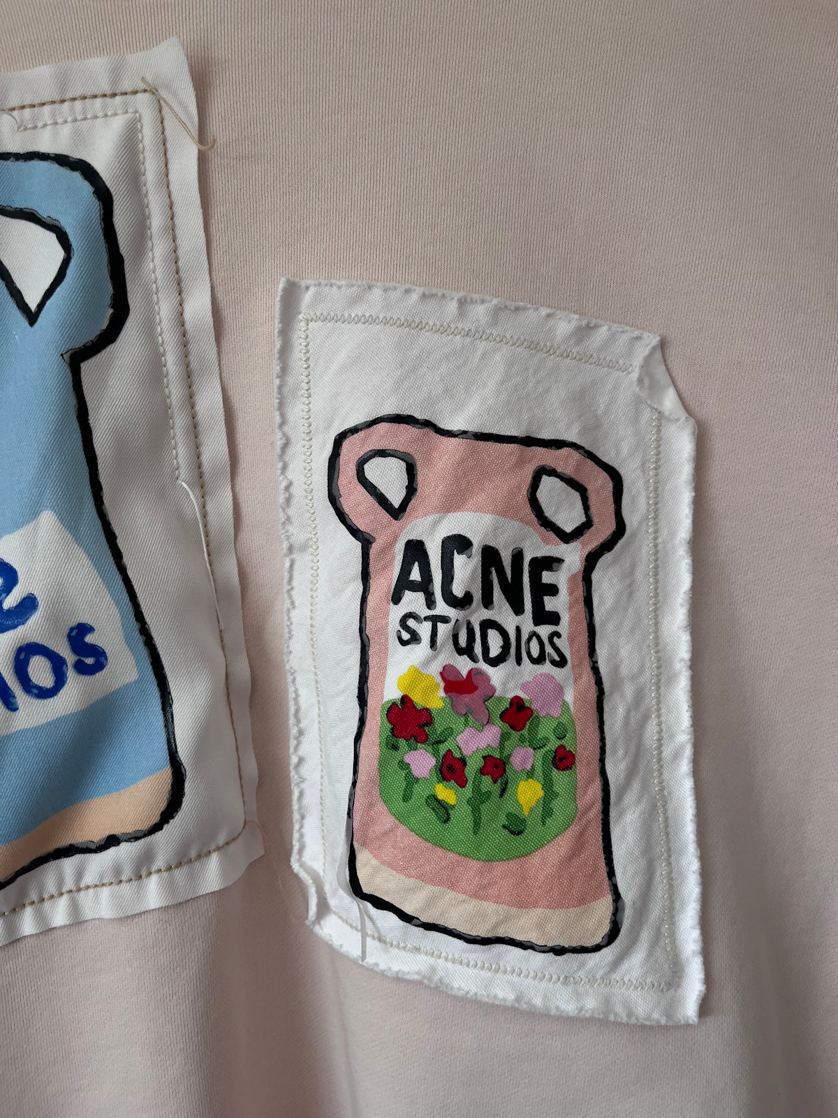 ACNE STUDIOS Bear Patch Sweatshirt RRP$650 (10-12)