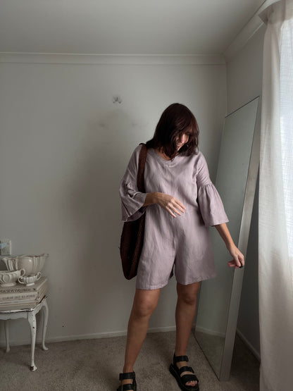 Twenty Seven Names Linen Playsuit RRP$420 (12)