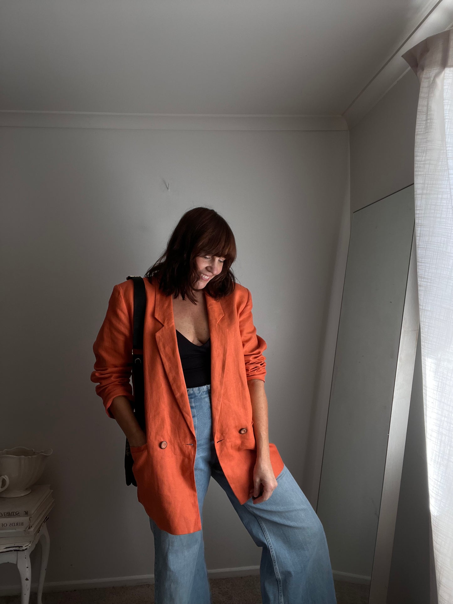 DREAMGIRLS ‘Wells’ Linen Blazer (12-14)