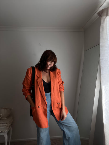 DREAMGIRLS ‘Wells’ Linen Blazer (12-14)