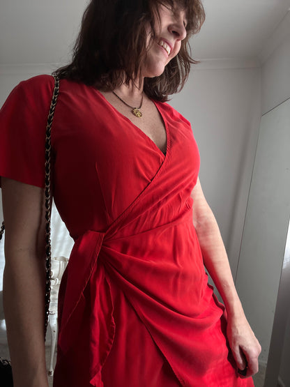 SILK Vintage Dress (10-12)