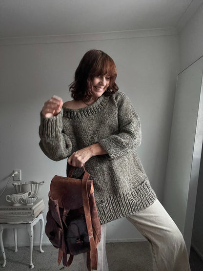 WOOL Handspun Jumper (14-16)