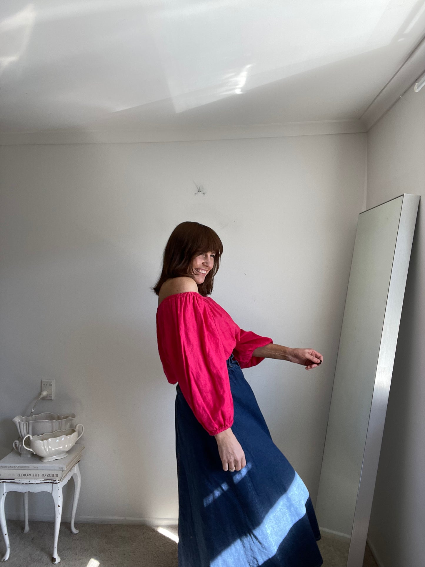 ZEST linen top (10-12)