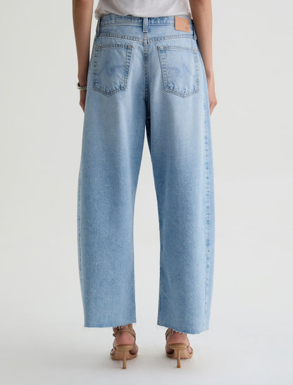 AG Hattie Crop High-Rise Barrel Jeans RRP $569 (10-12)