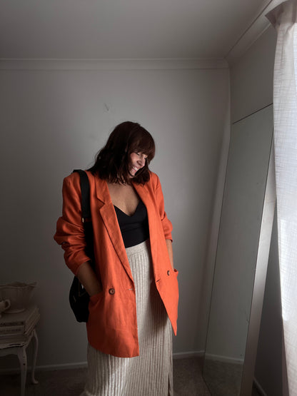 DREAMGIRLS ‘Wells’ Linen Blazer (12-14)