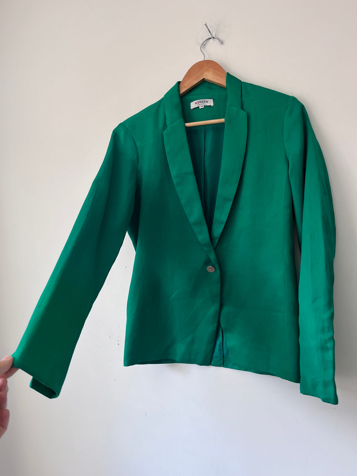 MORGAN DE TOI Linen Blend Blazer RRP $220 (6-8)