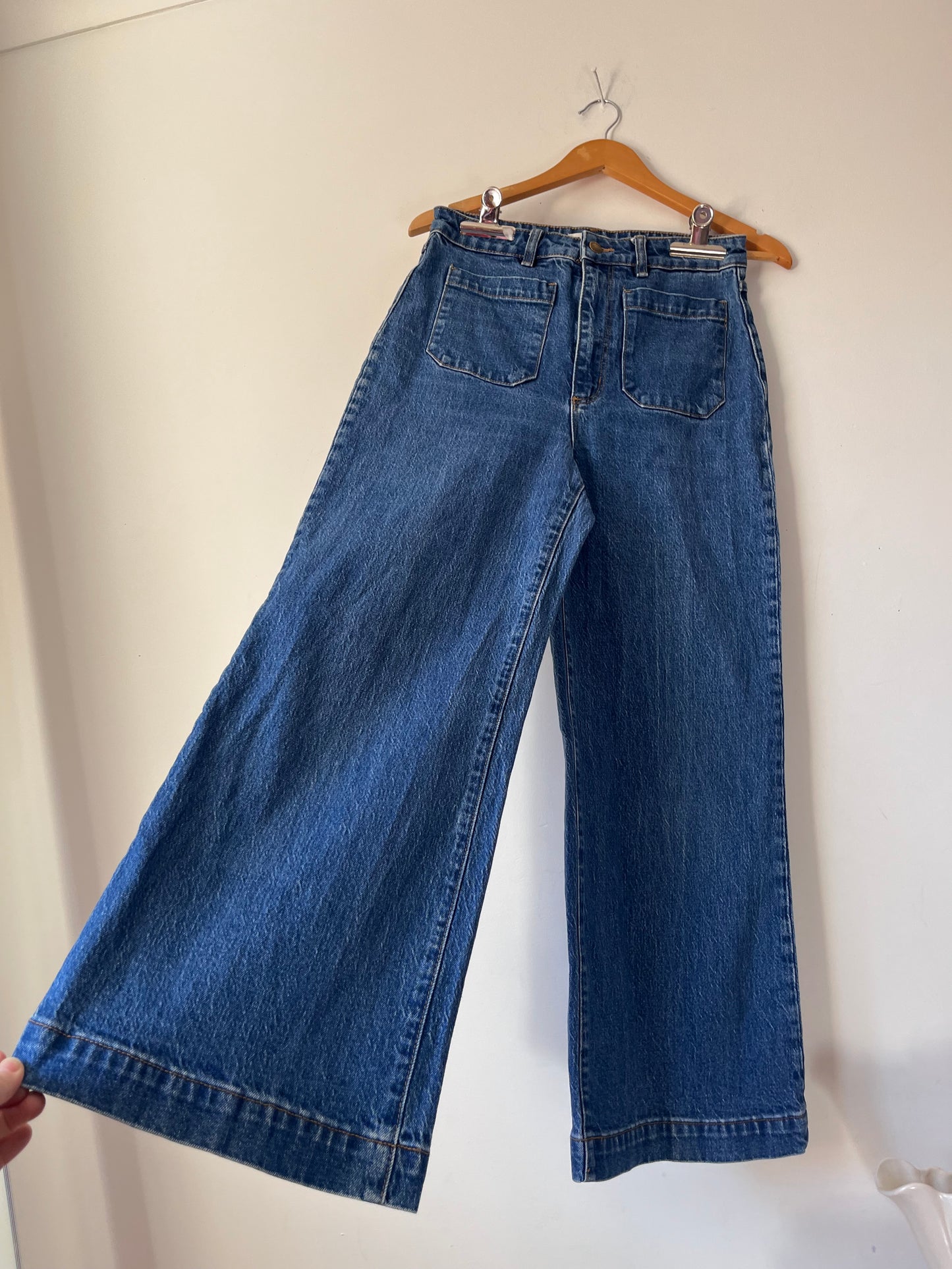 ROLLA’S High Rise Wide Leg Jeans RRP approx $180 (11)