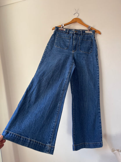 ROLLA’S High Rise Wide Leg Jeans RRP approx $180 (11)