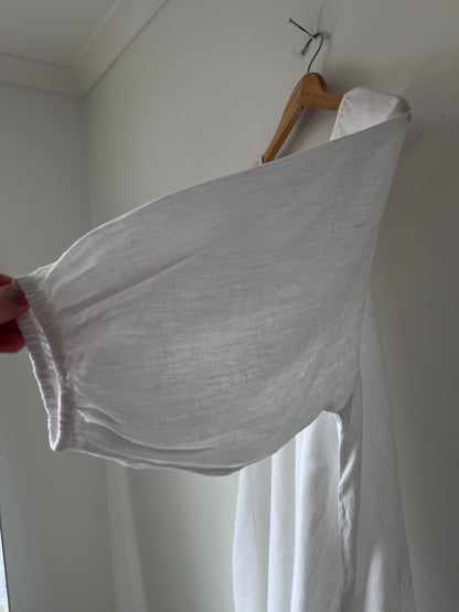 ASSEMBLY LABEL Linen Smock Dress RRP approx. $140 (Size 10)