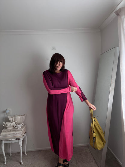 COS Colour-Block Maxi Dress RRP$290 (12-16)
