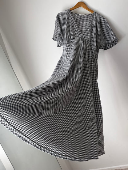 RUBY Clover Gingham Midi Dress RRP$249 (14-18)