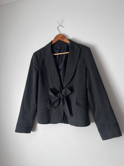 MAX Charcoal Tie Blazer RRP approx $220 (14)