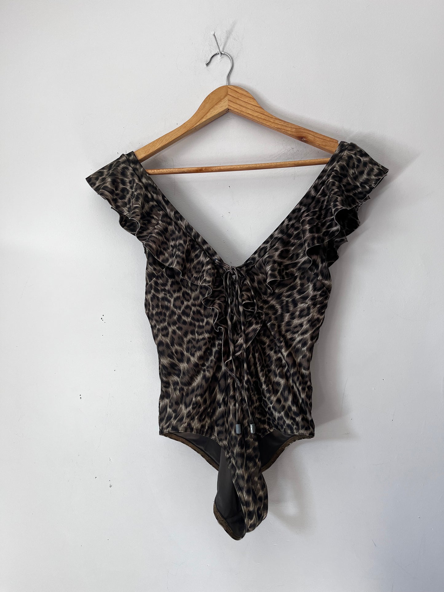 ZIMMERMANN Suraya Frill Lace-Up Swimsuit RRP$500 NZD (12)