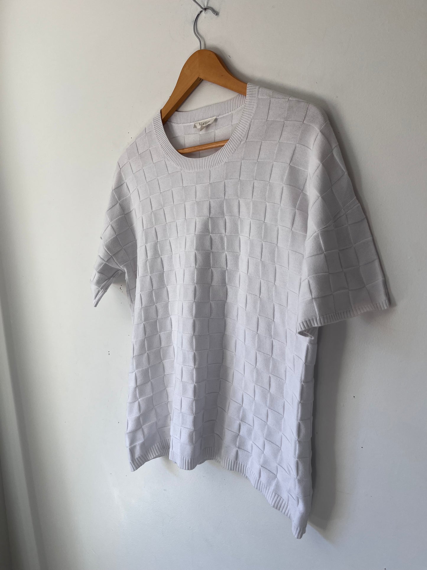 MARLOW textured cotton knit tee RRP$179 (10-14)